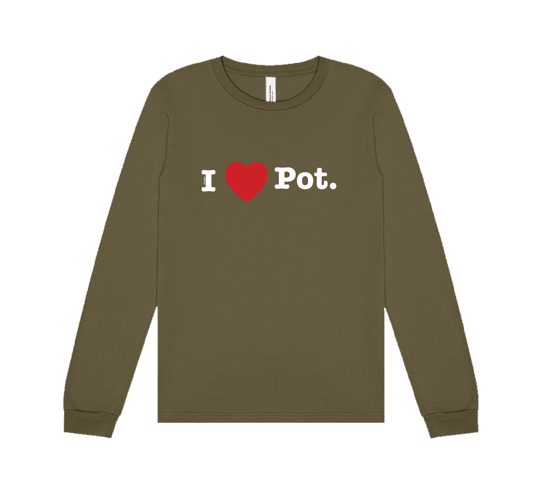 Potlove Unisex Long Sleeve Tee