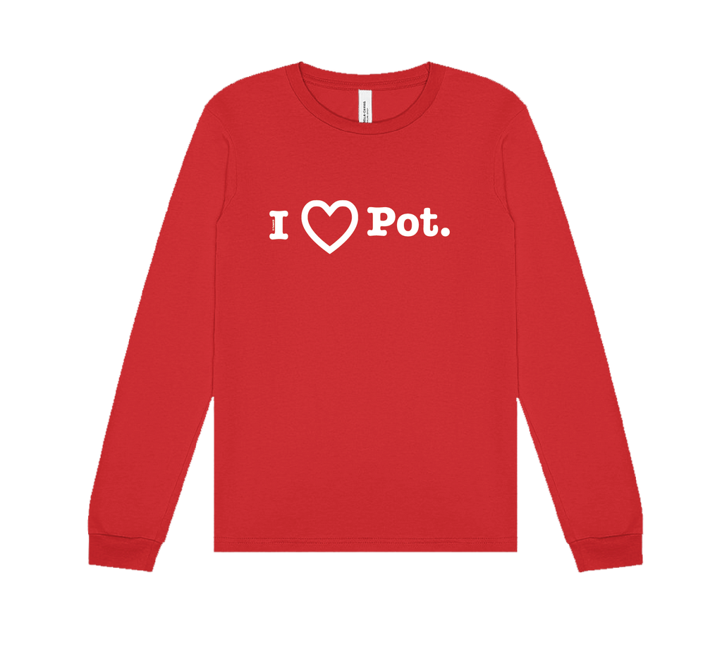 Potlove Unisex Long Sleeve Tee