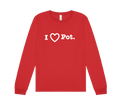 Potlove Unisex Long Sleeve Tee