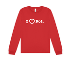 Potlove Unisex Long Sleeve Tee