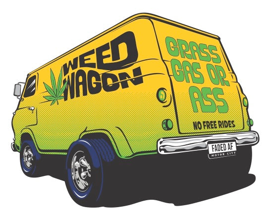 420 Wagon Baseball Tee