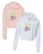 Sparkle Time Women's Crop Hoodie